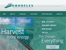 Tablet Screenshot of nanoflexpower.com
